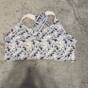 Zyia Storm Brushed Hendrix Criterion Oh So Strappy Sports Bra Size L